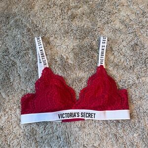 NWT Victoria's Secret Red Lace Bralette